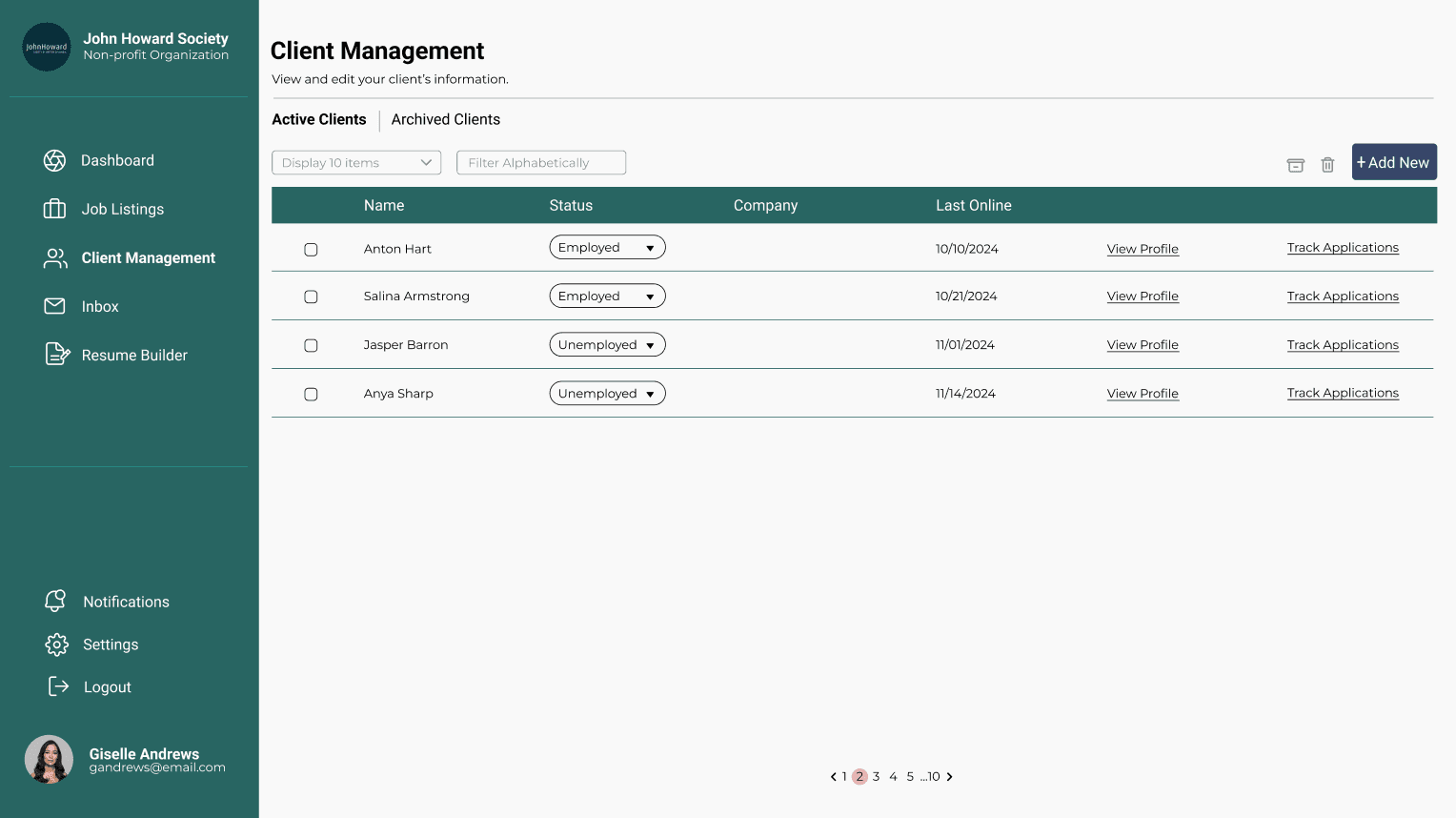 client management